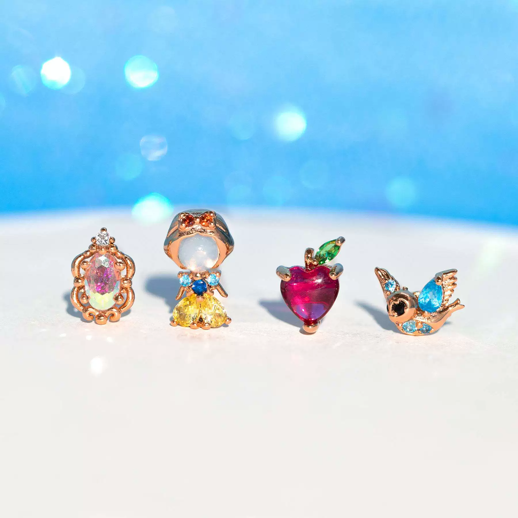 Wholesale Copper Cartoon Characters Zircon Inlaid Fantasy Fairy Tale Character Earrings Set Jewelry - Image 6