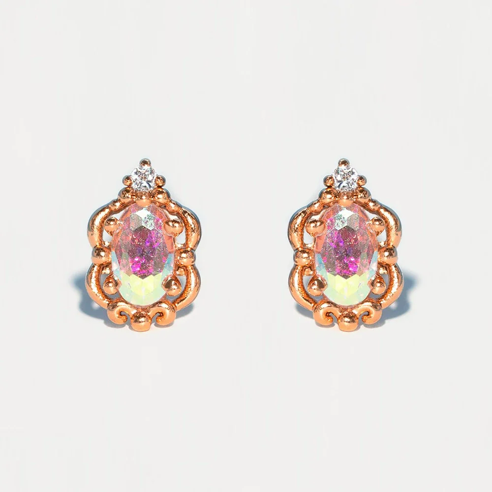 Wholesale Copper Cartoon Characters Zircon Inlaid Fantasy Fairy Tale Character Earrings Set Jewelry - Image 9
