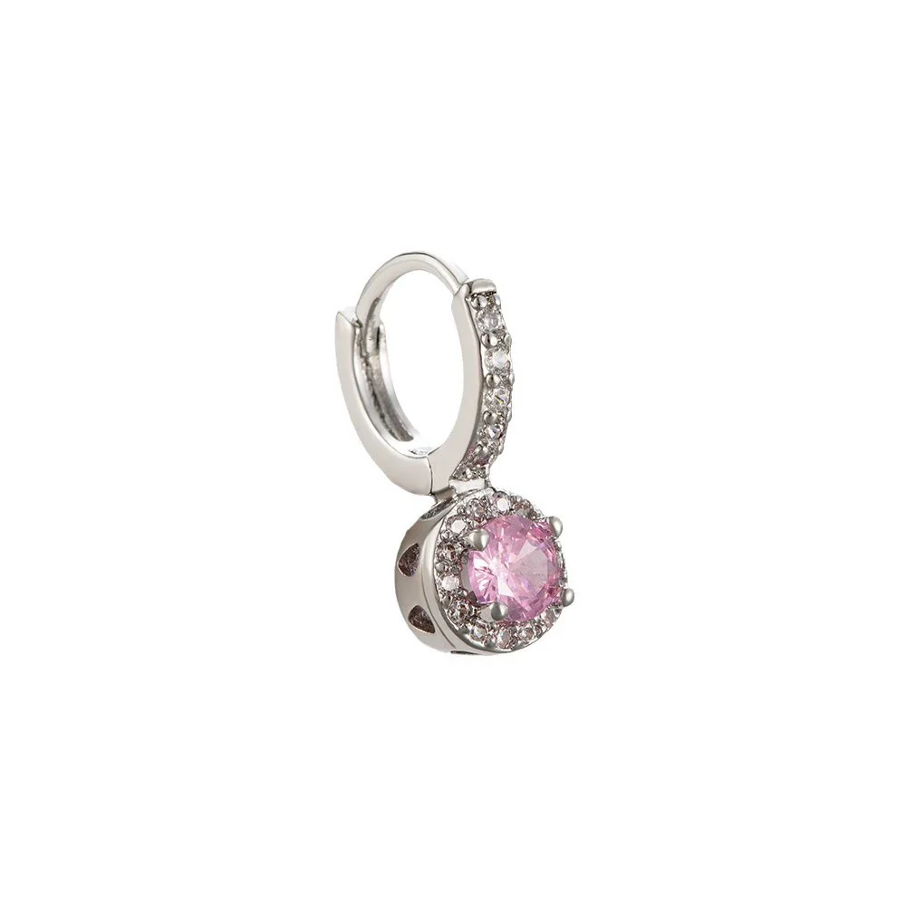 Wholesale Copper Earrings With Inlaid Zircon And Cute Girl Bow Ear Buckle Lovely Style - Image 4
