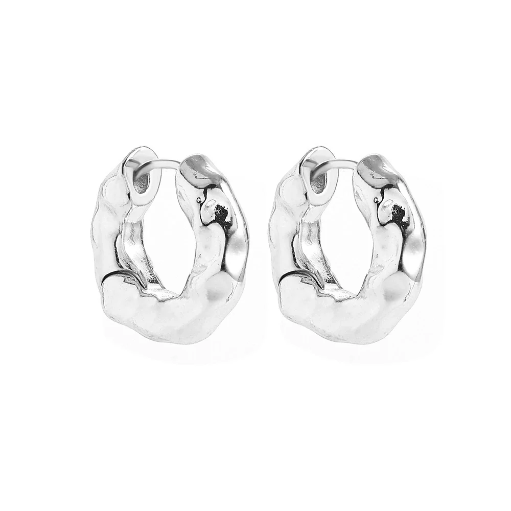 Wholesale Copper Geometric Simple Style Circle Earrings For Women - Image 5