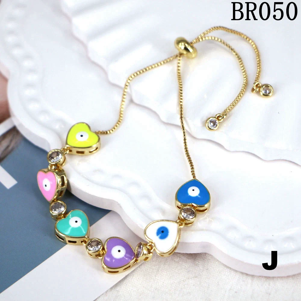 Wholesale Copper Heart Shape Electroplating Personality Bracelet - Image 12