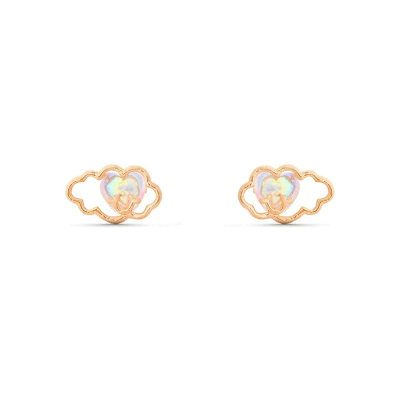 Wholesale Copper Inlaid Zircon Animal Zodiac Heart Shape Women's Earring Set - Image 19
