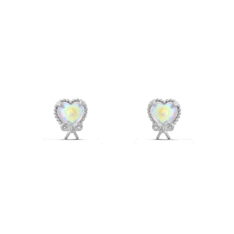 Wholesale Copper Inlaid Zircon Animal Zodiac Heart Shape Women's Earring Set - Image 9