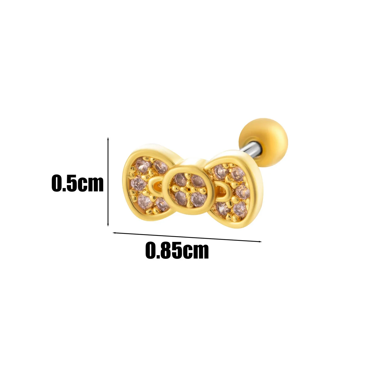 Wholesale Copper Jewelry Fashion Allmatch Moon Bow Style With Flower Pattern For Women - Image 18