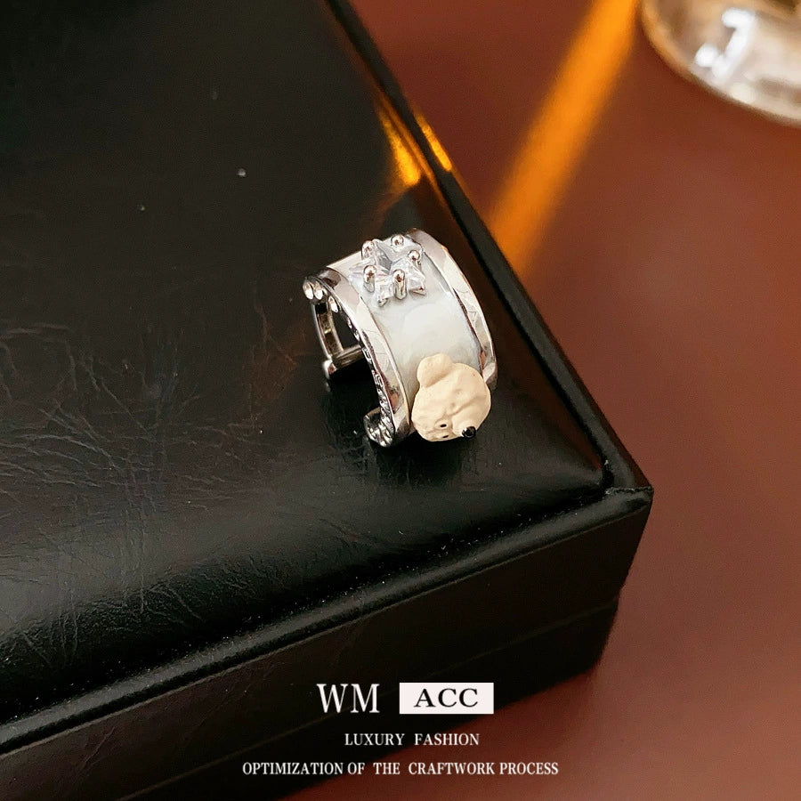 Wholesale Copper Rhinestone Zirconia Animal Highend Women's Pendant Set With Necklace Earrings And Hand Accessories - Image 3