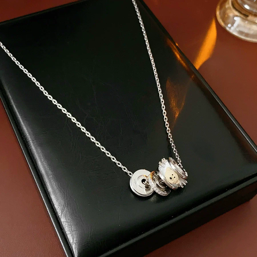 Wholesale Copper Rhinestone Zirconia Animal Highend Women's Pendant Set With Necklace Earrings And Hand Accessories - Image 8