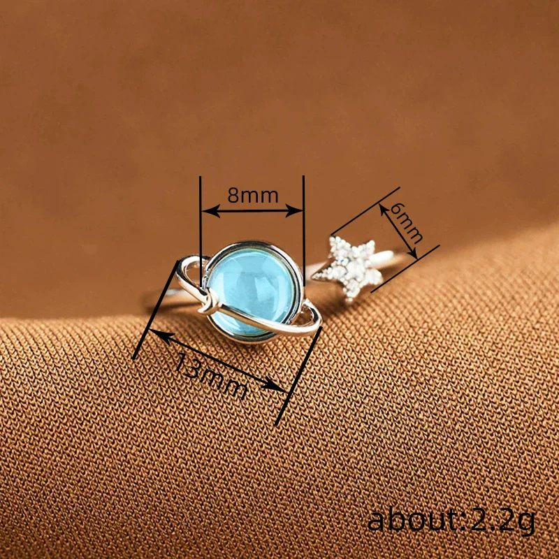 Wholesale Copper Star Constellation Design Ring For Women Jewelry With Zirconia - Image 4