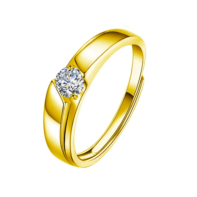 Wholesale Couple Ring 925 Sterling Silver Moissanite Heart Shape Set With Diamonds Minimalist Design - Image 12