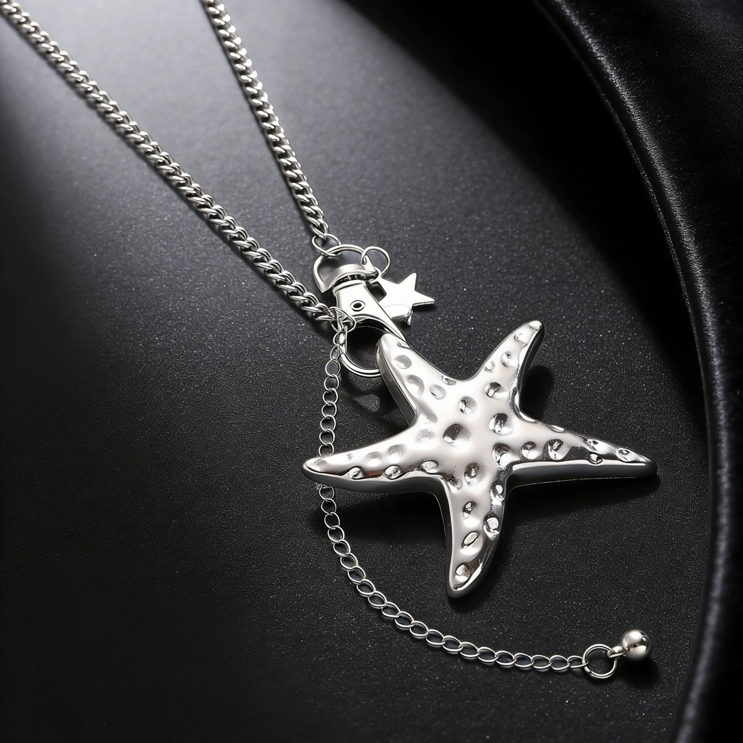 Wholesale Cowboy Style Zinc Alloy Fivepointed Star Waist Chain For Women - Image 3