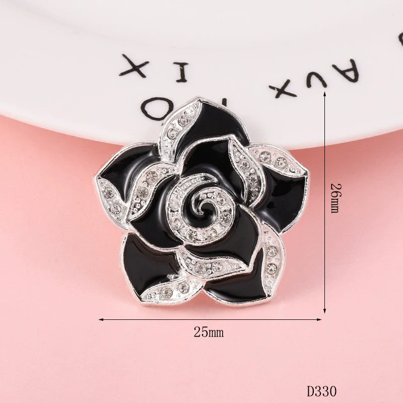 Wholesale Creative Alloy Jewelry Camellia Flower Pendant Electroplated For Female Mobile Phone Beauty Accessories - Image 10