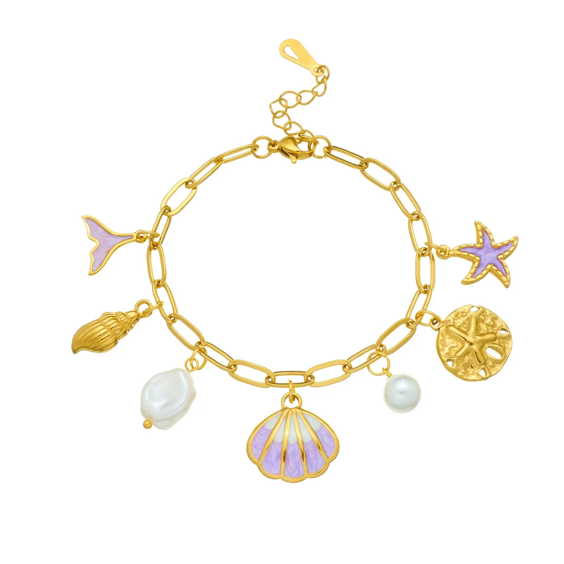 Wholesale Creative Ocean Series Electroplated Stainless Steel Animalshaped Bracelet Jewelry For Women - Image 5