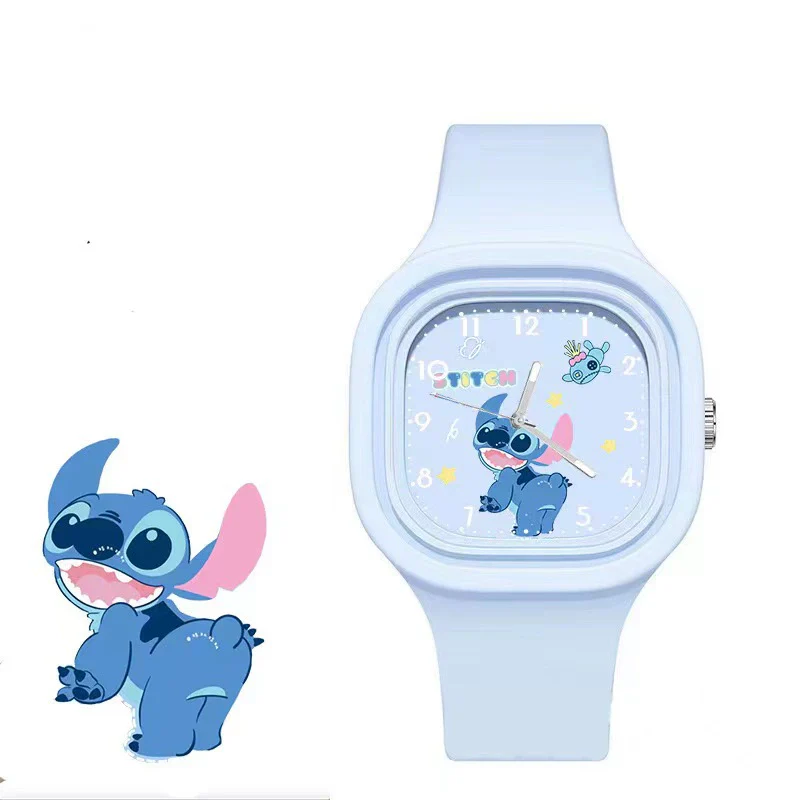 Wholesale Cute Cartoon Square Plastic Case And Silicone Strap Quartz Watch - Image 2