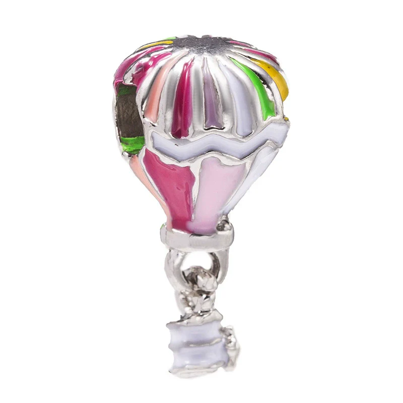 Wholesale Diy Jewelry Loose Beads Metal Electroplated Totem Pattern Hot Air Balloon Cartoon Animal Beads - Image 13