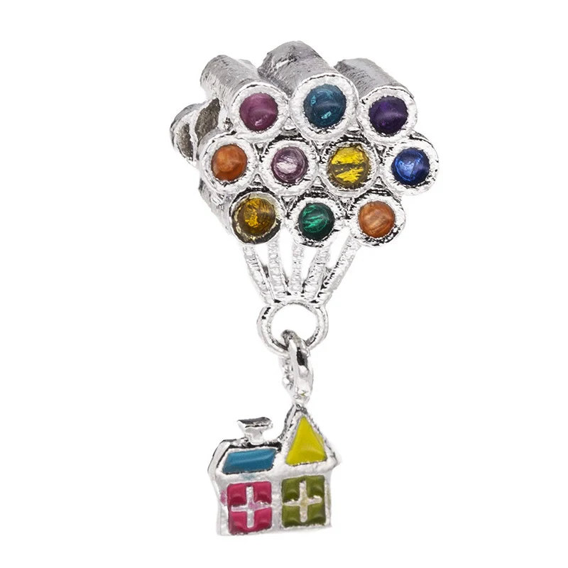 Wholesale Diy Jewelry Loose Beads Metal Electroplated Totem Pattern Hot Air Balloon Cartoon Animal Beads - Image 14