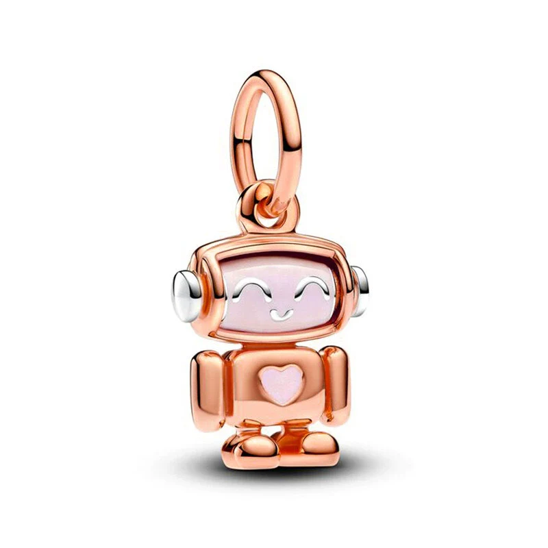 Wholesale Diy Jewelry Loose Beads Metal Electroplated Totem Pattern Hot Air Balloon Cartoon Animal Beads - Image 23