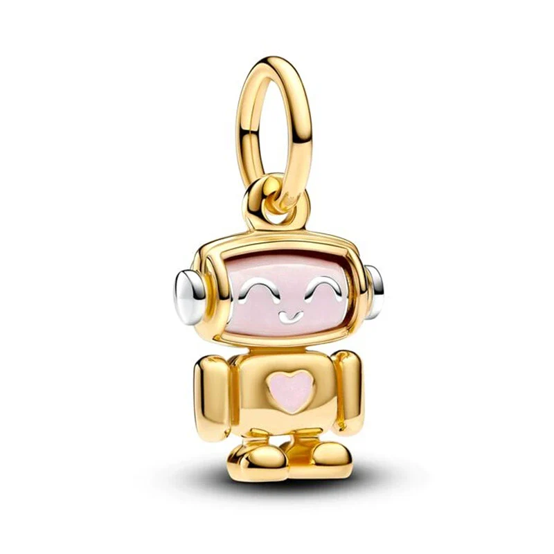 Wholesale Diy Jewelry Loose Beads Metal Electroplated Totem Pattern Hot Air Balloon Cartoon Animal Beads - Image 24