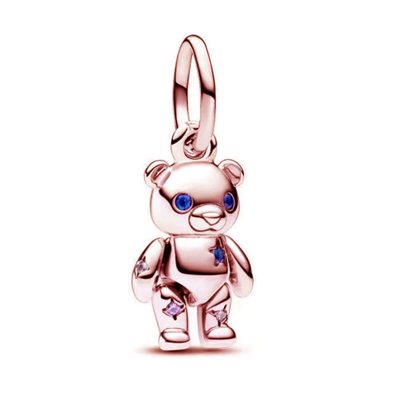 Wholesale Diy Jewelry Loose Beads Metal Electroplated Totem Pattern Hot Air Balloon Cartoon Animal Beads - Image 3