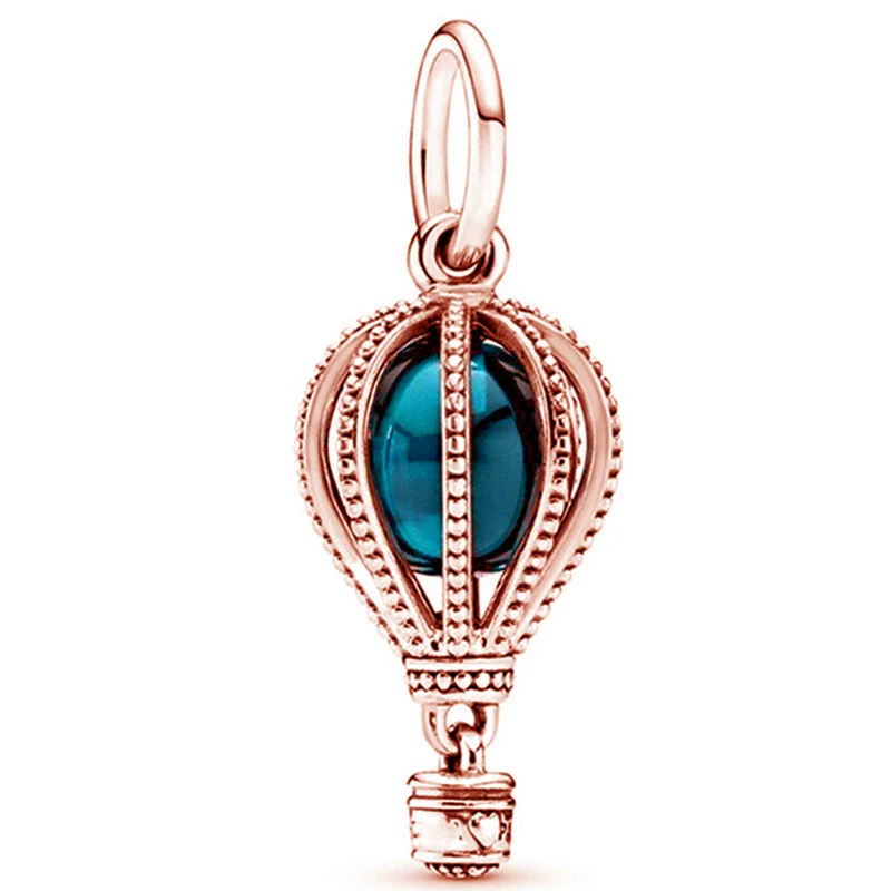 Wholesale Diy Jewelry Loose Beads Metal Electroplated Totem Pattern Hot Air Balloon Cartoon Animal Beads - Image 30