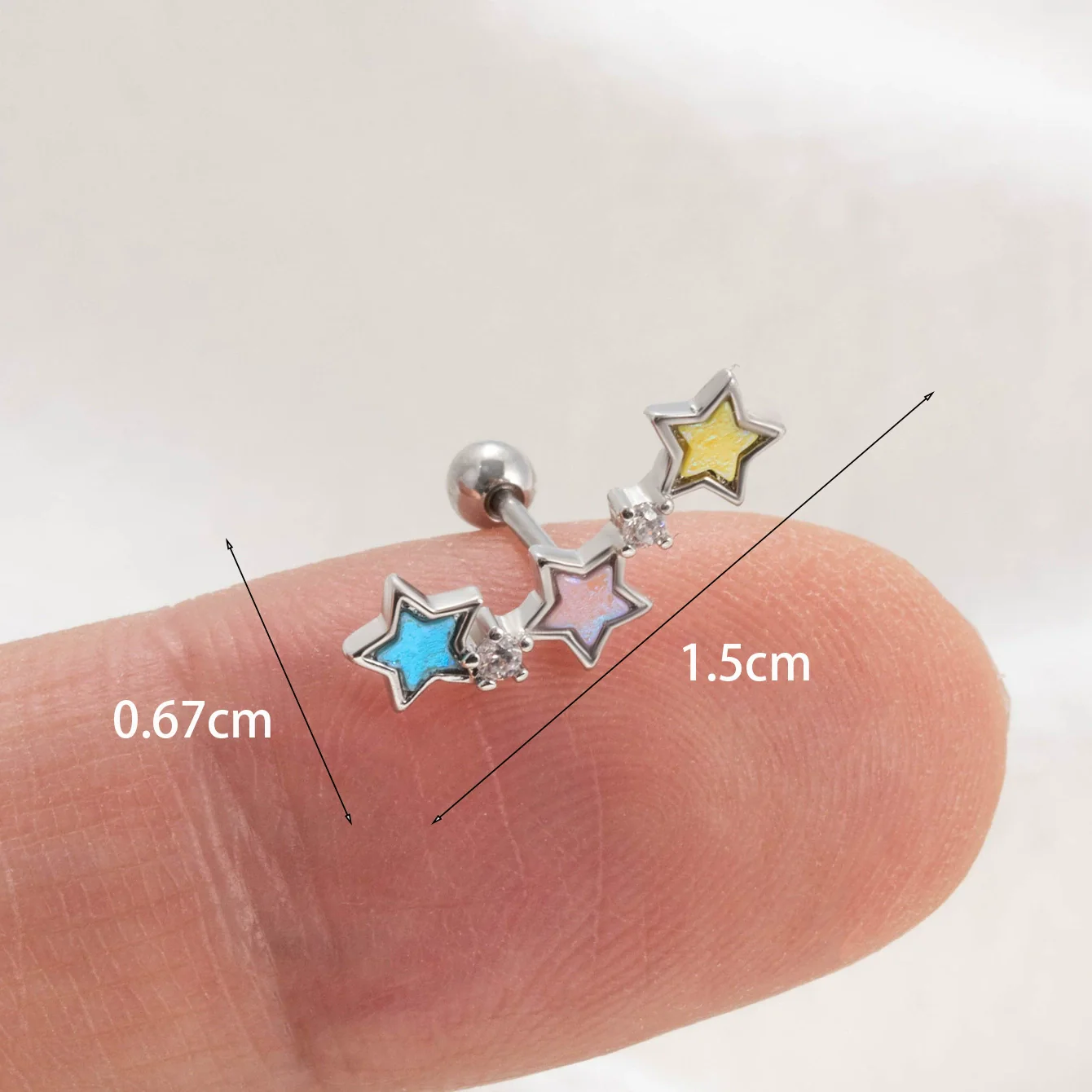 Wholesale Ear Bone Nails Copper Fivepointed Star Flower Fashion Women's - Image 11