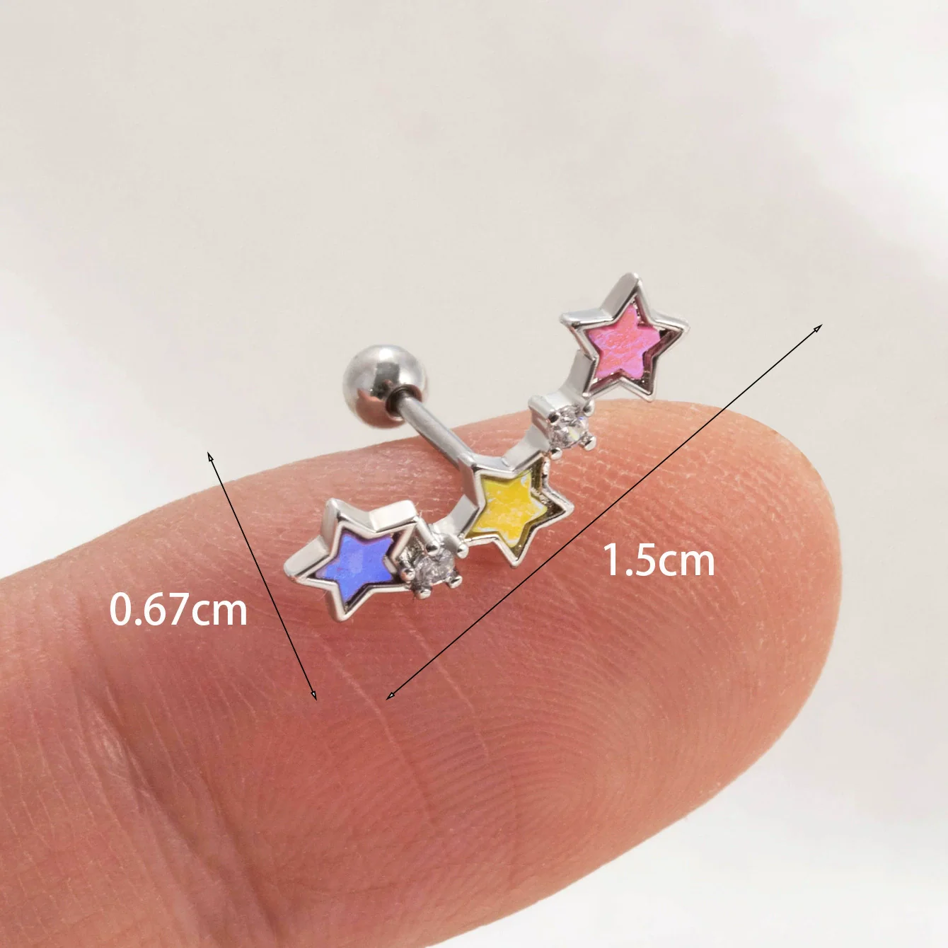 Wholesale Ear Bone Nails Copper Fivepointed Star Flower Fashion Women's - Image 13