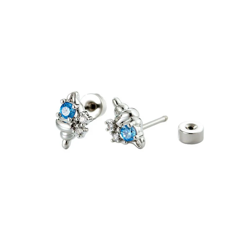 Wholesale Ear Bone Piercing Fashion Ol Style Conch Shape Metal Microinlaid Zircon Electroplated - Image 5