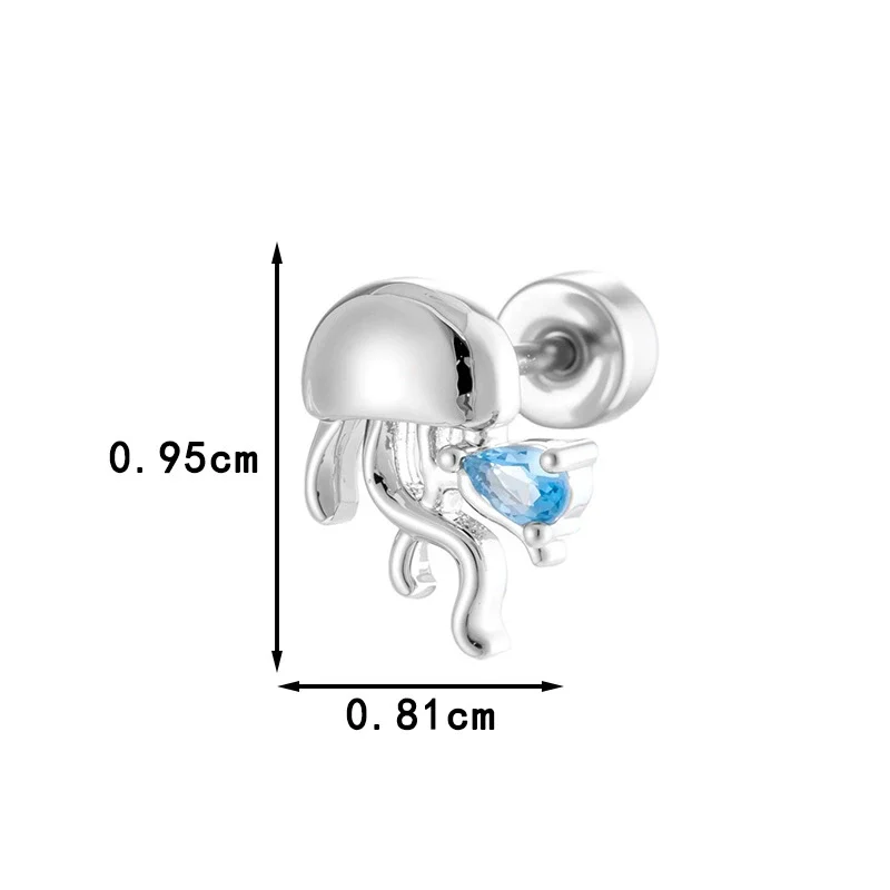 Wholesale Ear Bone Piercing Jewelry Metal Shell Pattern Electroplating Fashion Style - Image 3