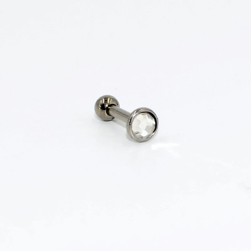 Wholesale Ear Nails And Cartilage Nails G23 Pure Titanium Cz Gemstone Electroplated - Image 5