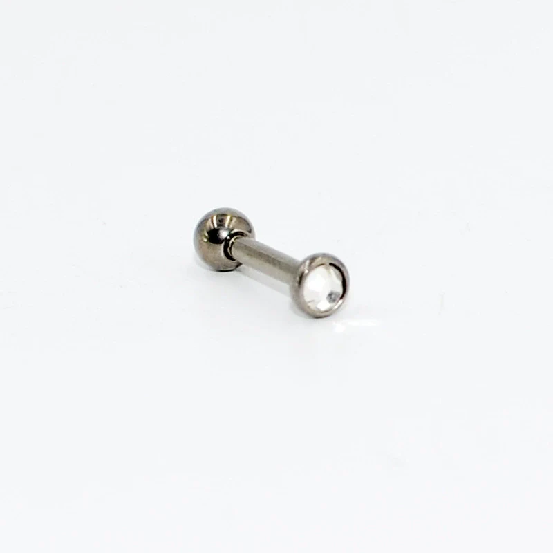 Wholesale Ear Nails And Cartilage Nails G23 Pure Titanium Cz Gemstone Electroplated - Image 6
