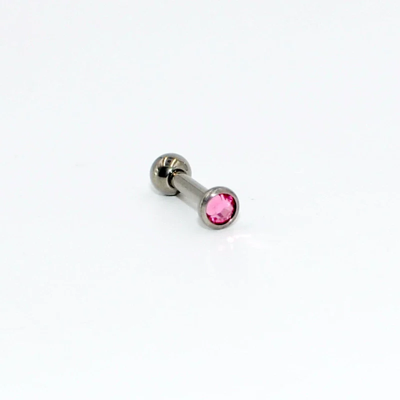 Wholesale Ear Nails And Cartilage Nails G23 Pure Titanium Cz Gemstone Electroplated - Image 8