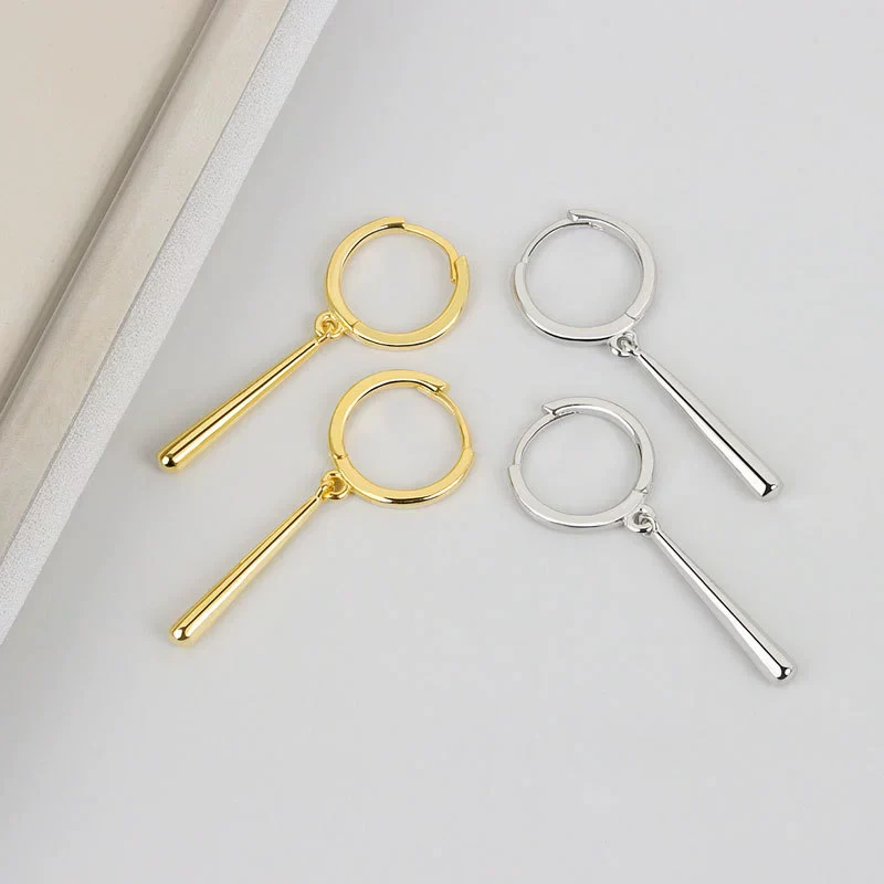 Wholesale Earrings 925 Silver Geometric Style Unisex