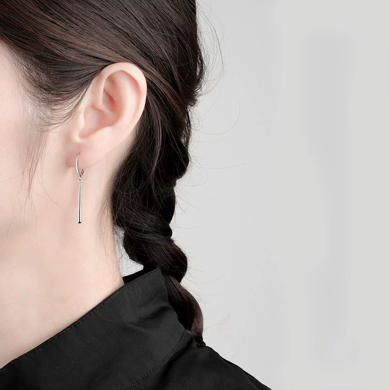 Wholesale Earrings 925 Silver Geometric Style Unisex - Image 3