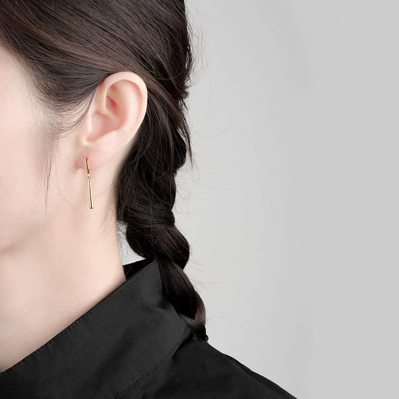 Wholesale Earrings 925 Silver Geometric Style Unisex - Image 4