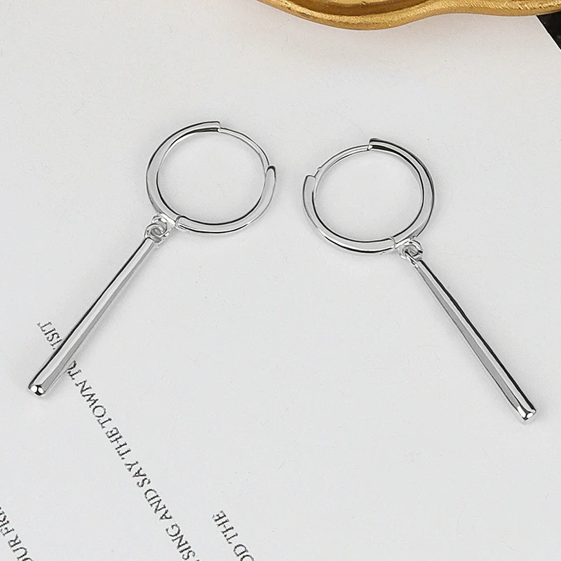 Wholesale Earrings 925 Silver Geometric Style Unisex - Image 7
