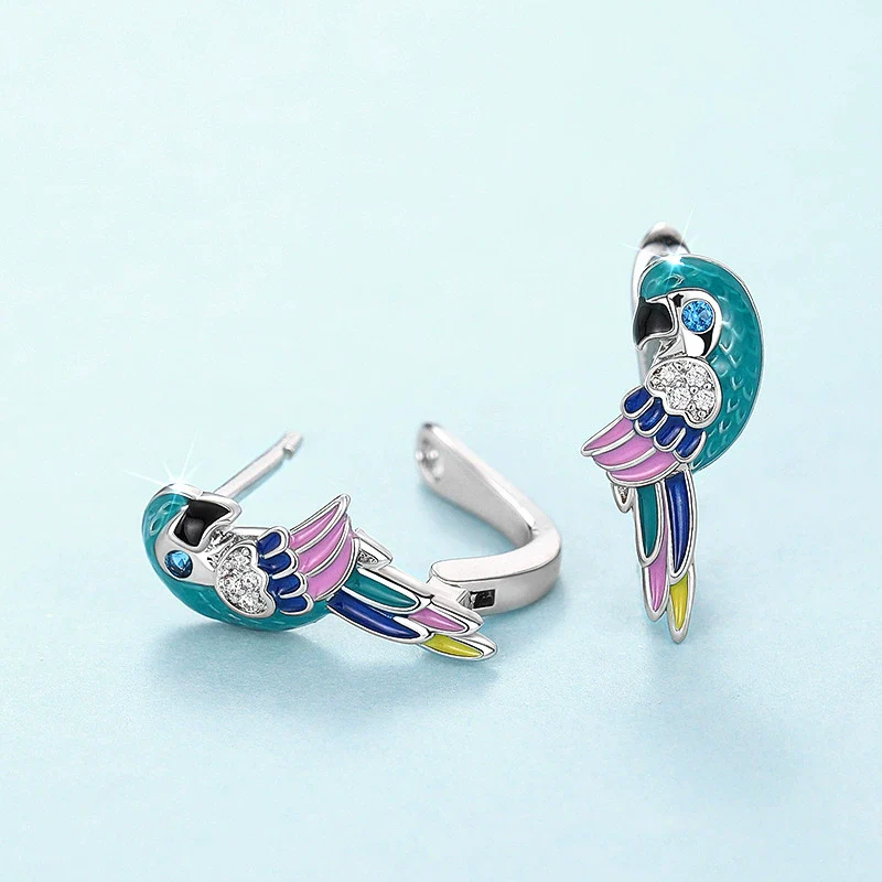 Wholesale Earrings Copper Animal Zodiac Geometric Zircon Jewelry Lovely Style - Image 3