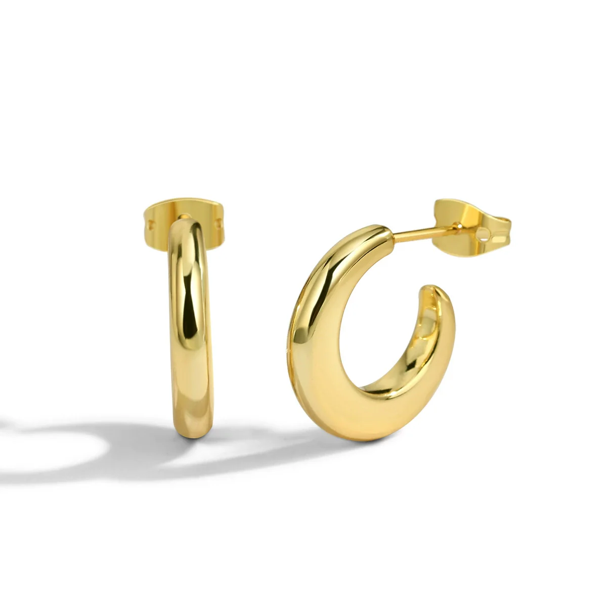 Wholesale Earrings Copper Geometric Electroplated Style For Women - Image 5