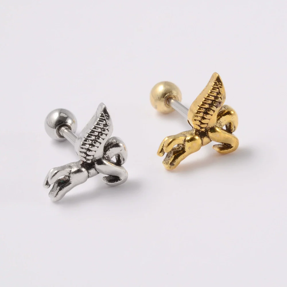 Wholesale Earrings Copper Silver Gold Heart Arrow Electroplating Style - Image 6