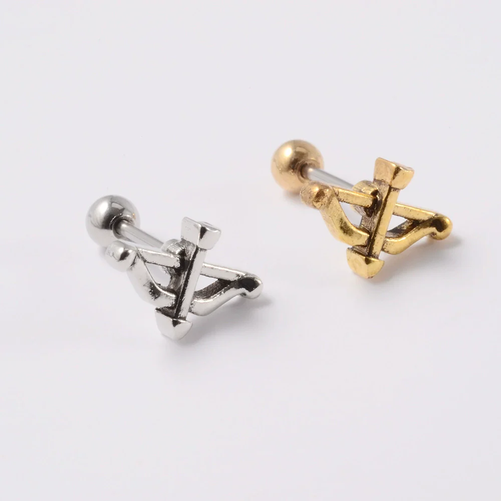 Wholesale Earrings Copper Silver Gold Heart Arrow Electroplating Style - Image 7