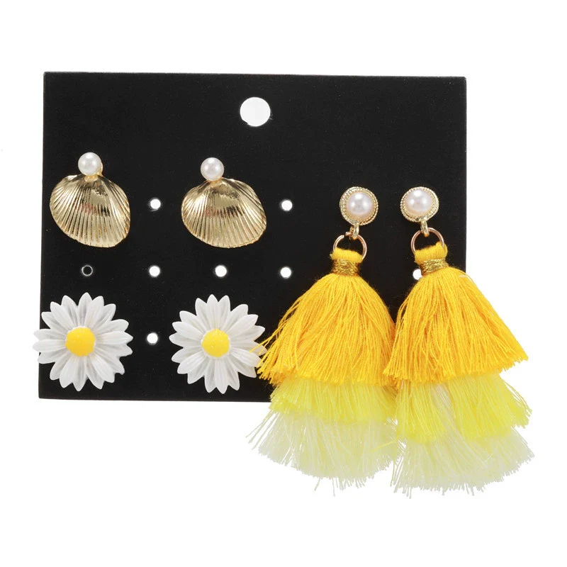 Wholesale Earrings Set Geometric Crystal Stainless Steel Microinlay - Image 12