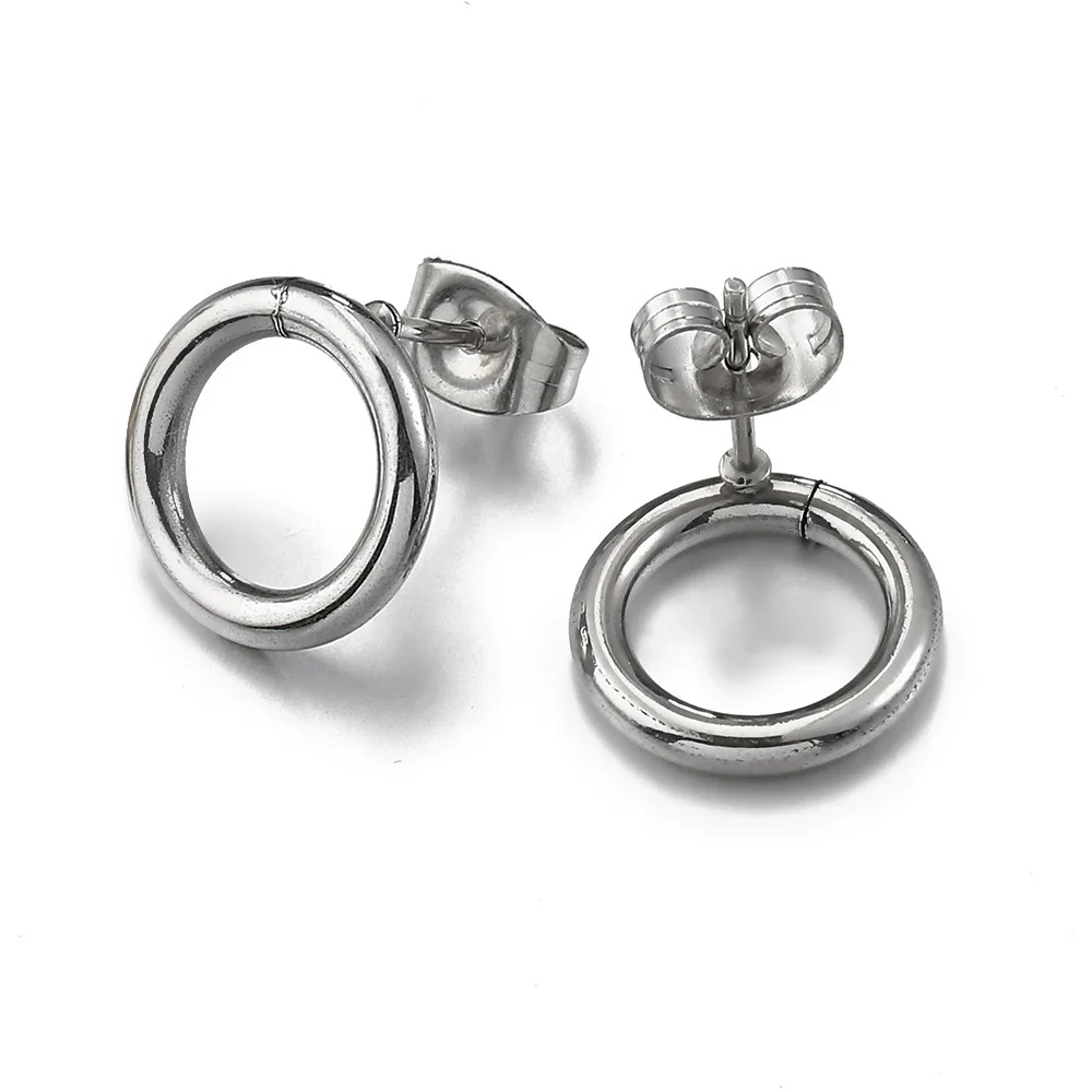 Wholesale Earrings Stainless Steel Geometric Vacuum Plated Handmade - Image 7