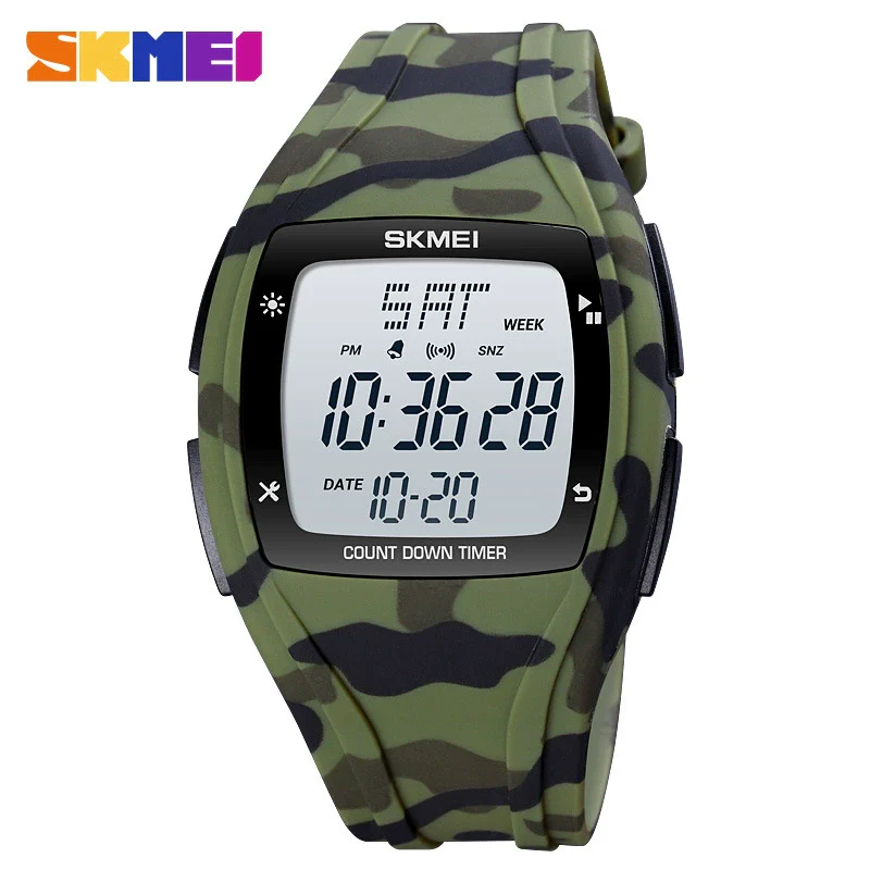 Wholesale Electronic Watch Resin Case Plastic Mirror Silicone Strap Round Dial For Couple - Image 8