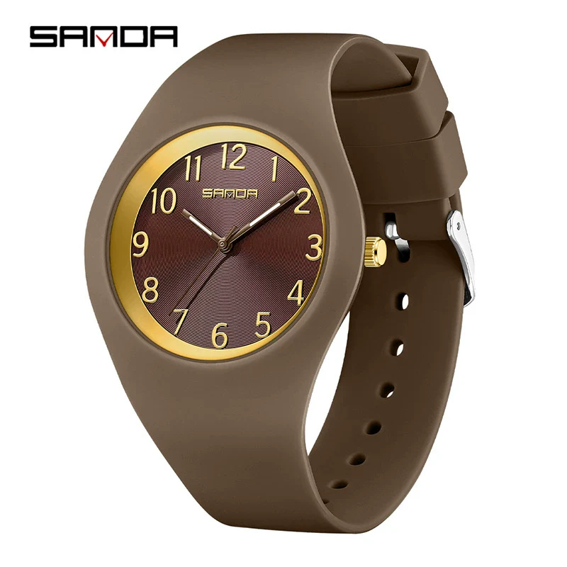 Wholesale Electronic Watch Silicone Zinc Alloy Round Dial Minimalist Fashion Waterproof For Students - Image 2