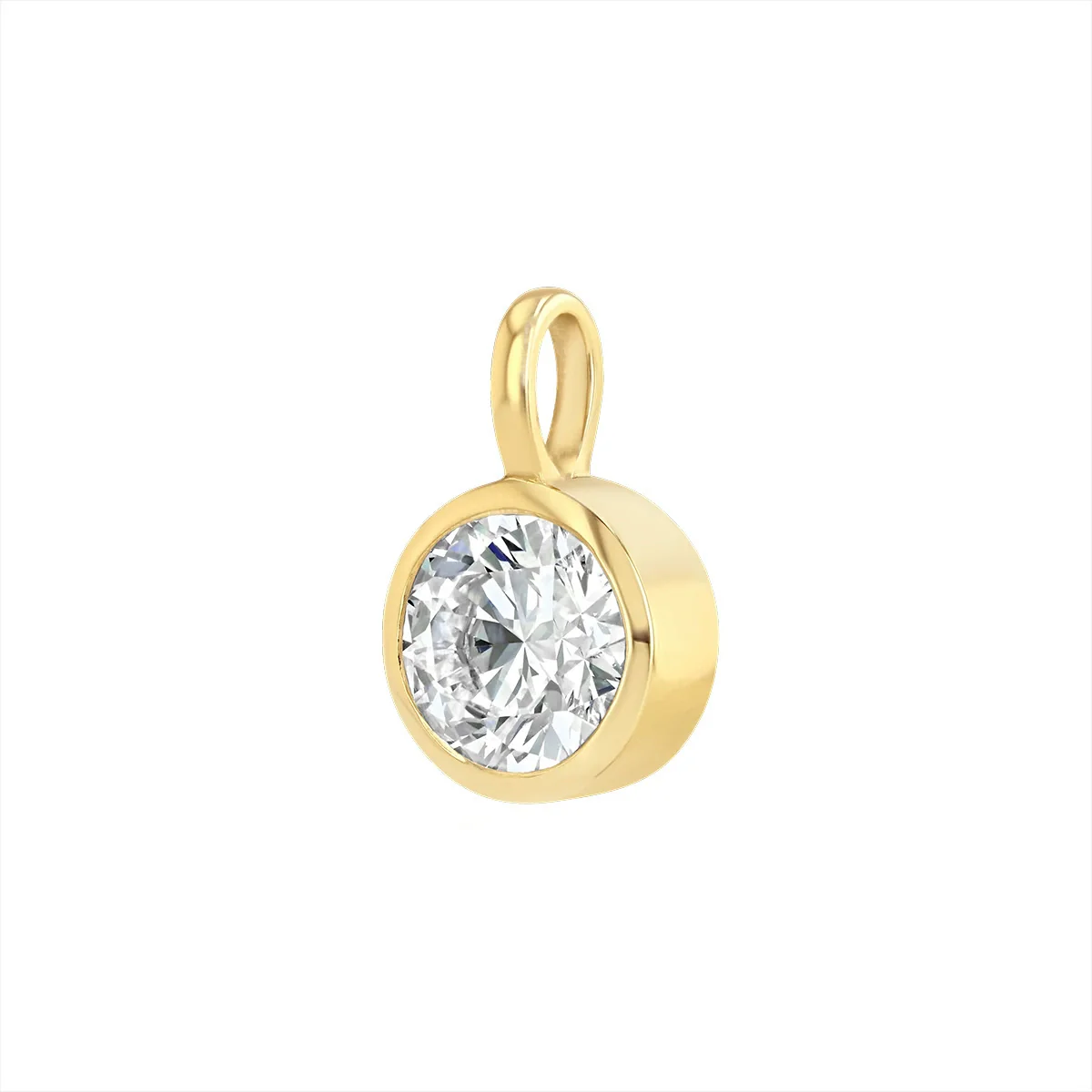 Wholesale Electroplated Copper Zircon Geometric Drop Shape Pendant Necklace Accessories Light Luxury Style - Image 8