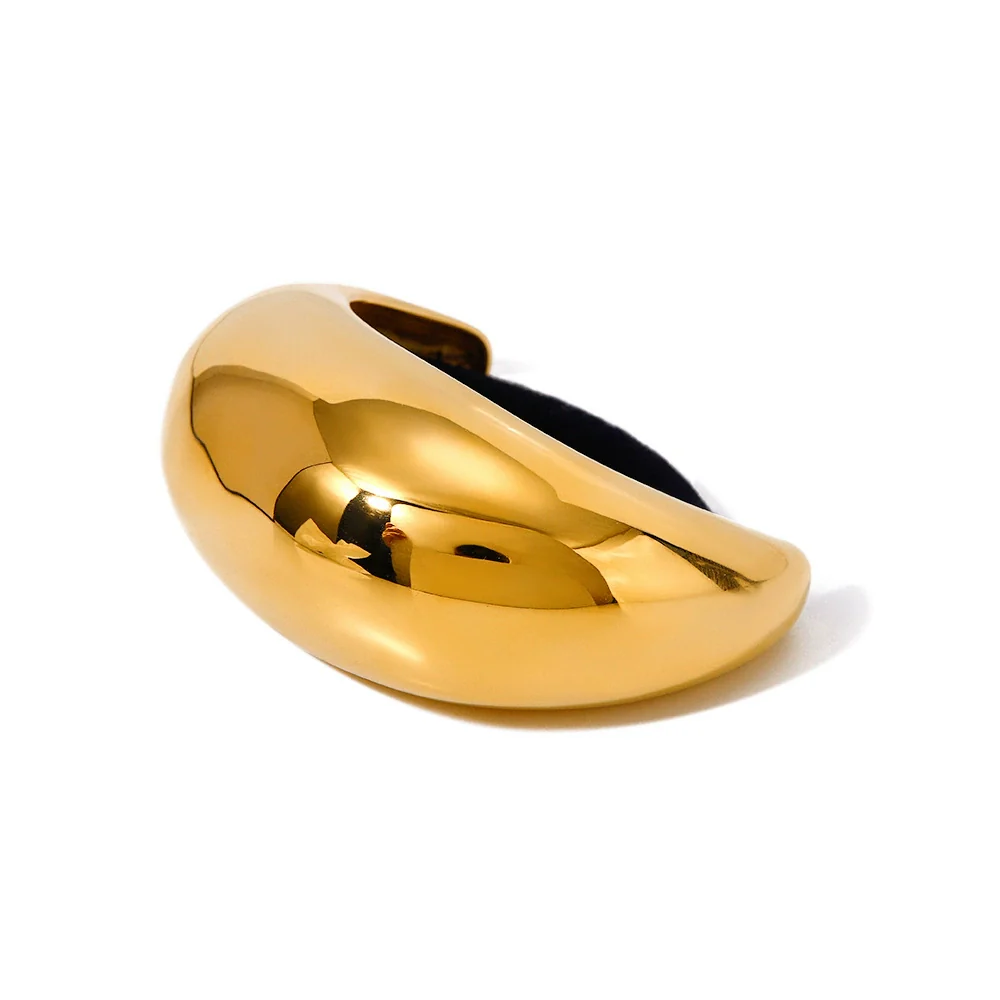Wholesale Electroplated Stainless Steel Hair Ring Ponytail Hair Rope Women's Natural High Elasticity Accessories - Image 5