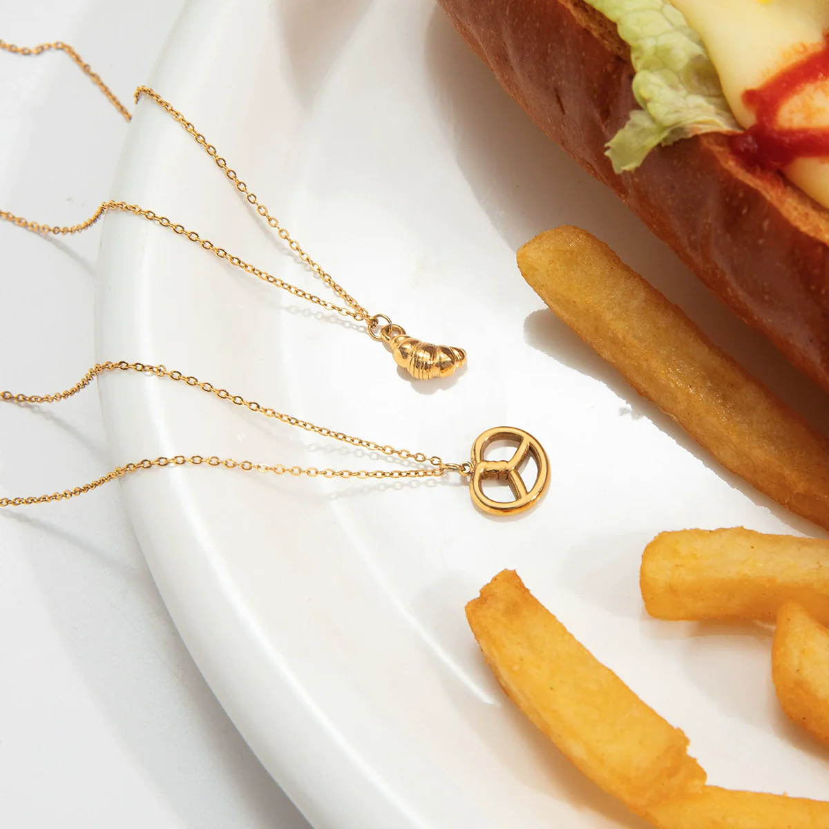 Wholesale Electroplated Stainless Steel Necklace For Women With Ins Style Design - Image 4