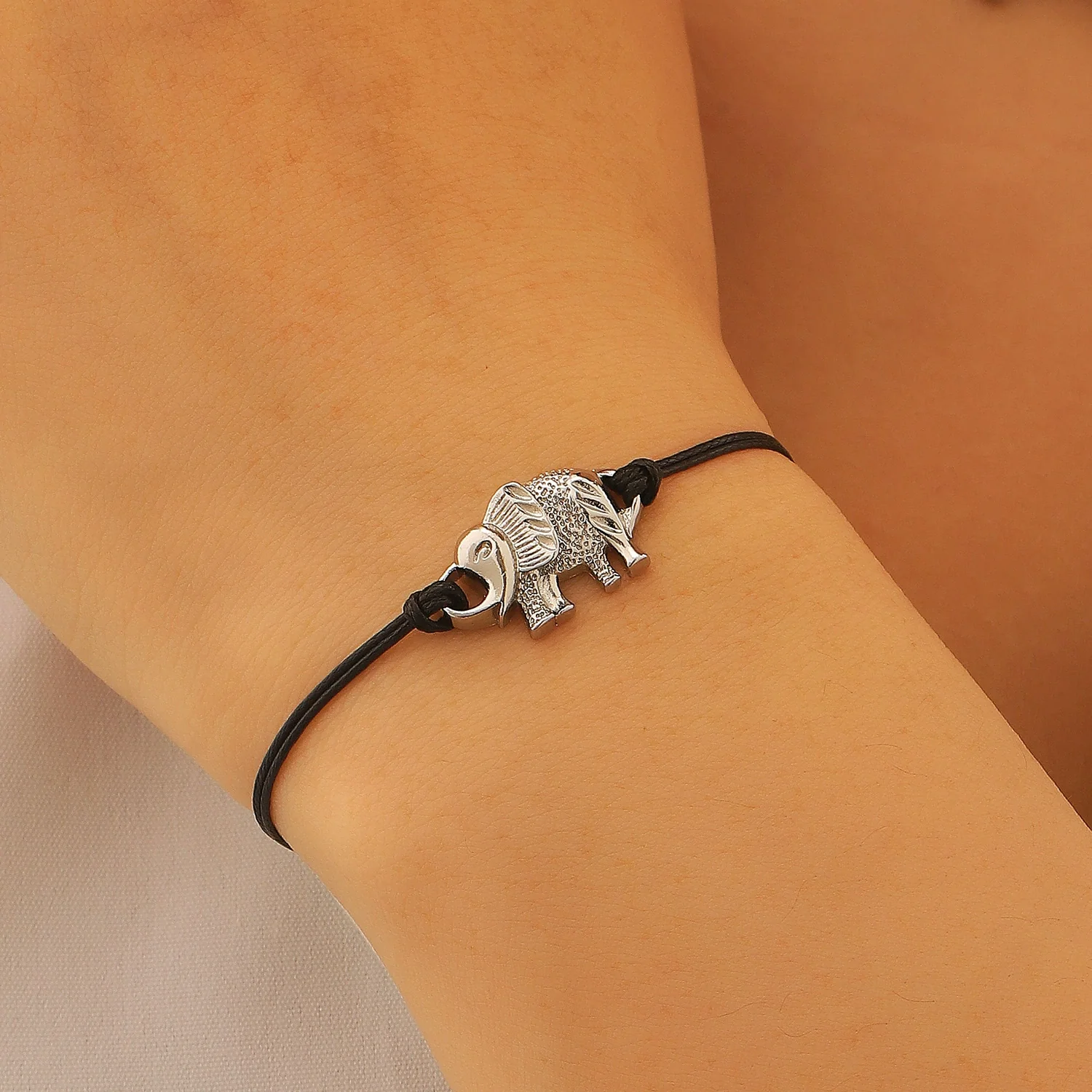 Wholesale Elephant Zinc Alloy Electroplated Necklace And Bracelet Set Women's Jewelry Accessories - Image 6