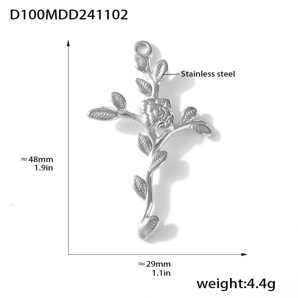 Wholesale Fashion Diy Jewelry Ferris Wheel Pendant Accessories With Natural Geometric Elements Stainless Steel 18K Gold Electroplated - Image 19