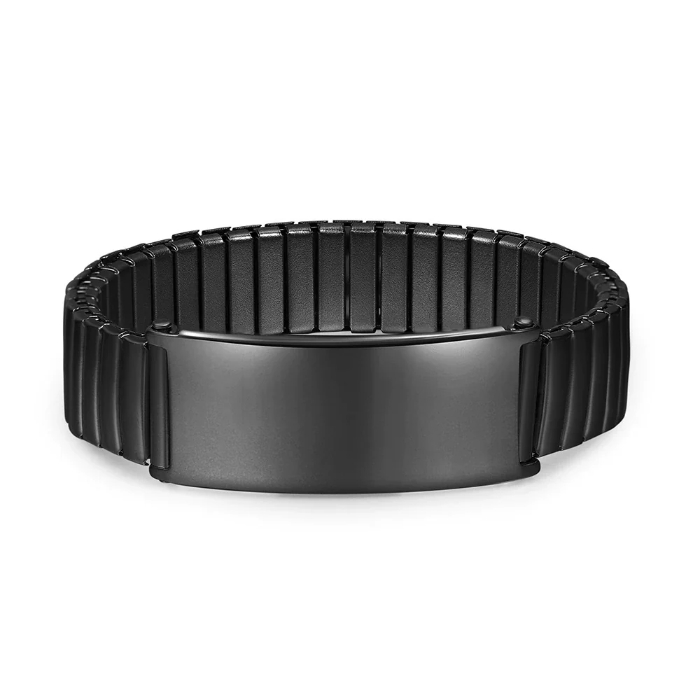 Wholesale Fashion Elastic Titanium Steel Bracelet With Geometric Style And Electroplating Design Unisex - Image 5