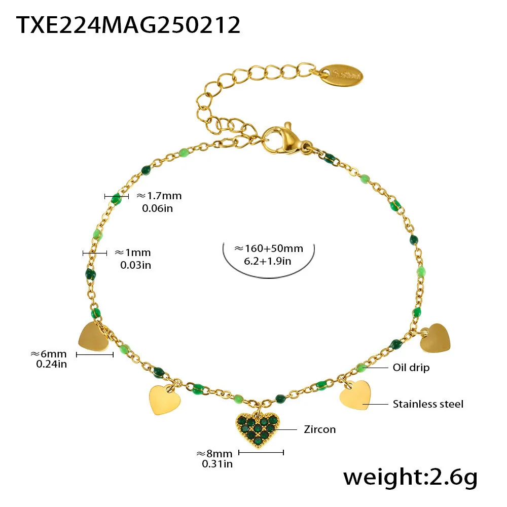 Wholesale Fashion Jewelry Set Ferris Wheel Fantasy Zircon Minimalist Electroplated Titanium Steel Women's Earrings Necklaces And Hand Accessories - Image 13
