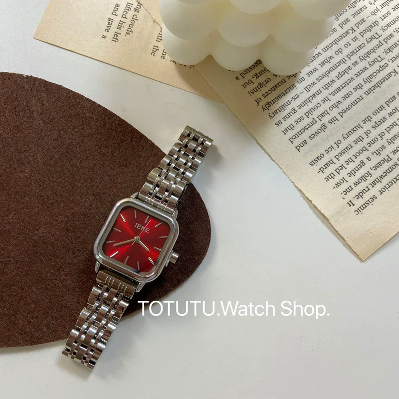 Wholesale Fashion Simple Square Dial Stainless Steel Band Watch For Women - Image 9