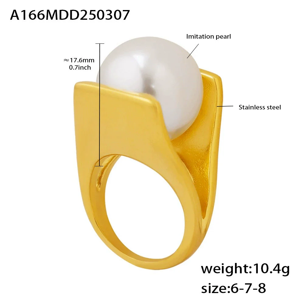 Wholesale Ferris Wheel Double Shell Bead Stainless Steel Electroplated Jewelry Set For Women Necklace Earrings Ring - Image 11
